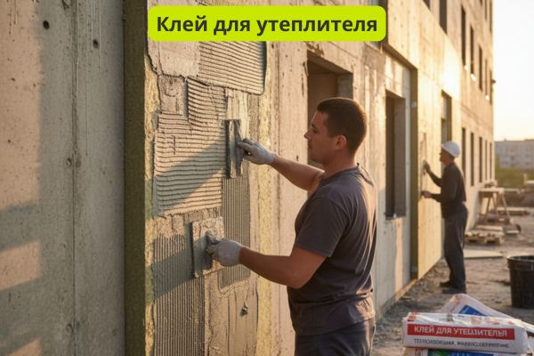 Клей для утеплителя фото